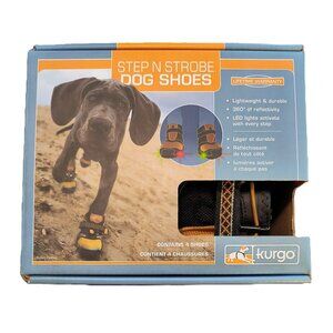 NEW Kurgo Step N Strobe Dog Shoes Boots Set of 4 XXS K01352